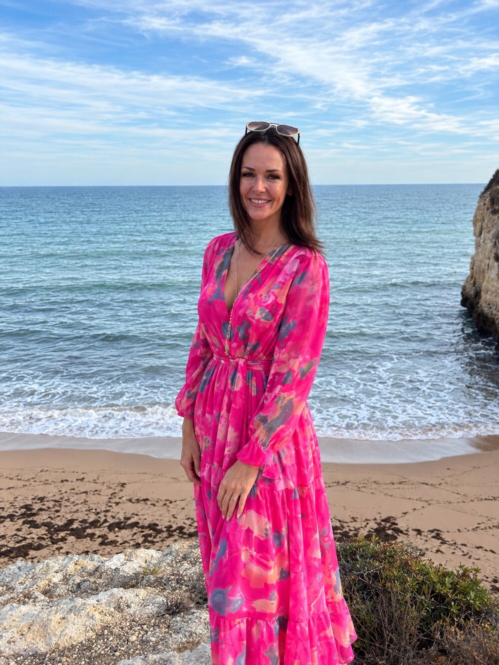 Dina-Dorkas Bergmann am Meer